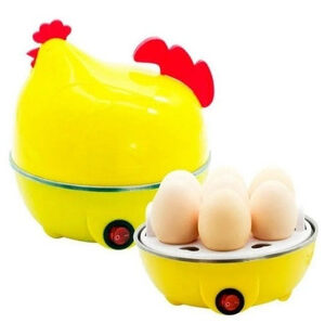 Hervidor A Vapor De Huevos Eléctrico + Moldes  Huevos Egg Boil X 6 Piezas