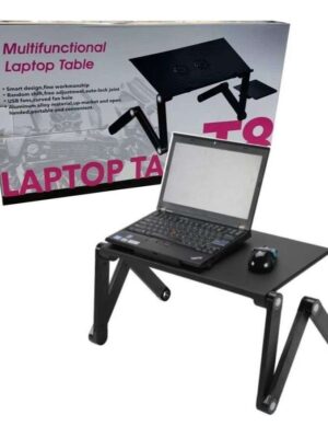 Mesa Ajustable Portátil Multiuso Laptop Table T8 Ventilación