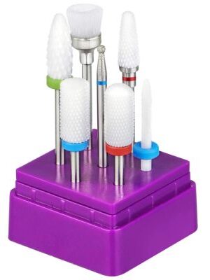 Caja Puntas De Drill Uñas Manicure Broca Cerámica