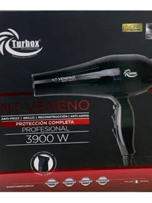 Secador De Cabello Turbox Nt- Veneno Secador 3900w
