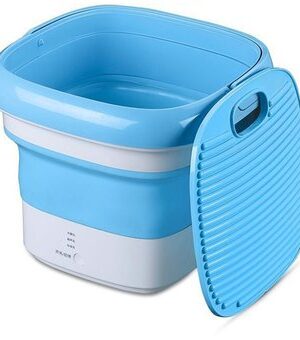 Mini Lavadora Electrica Portátil Ajustable Bañera Plegable