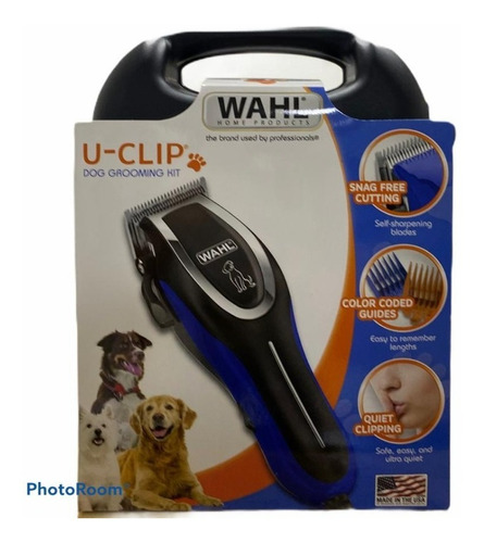 Maquina De Peluqueria Canina Perro Wahl U Clip Kit Nueva