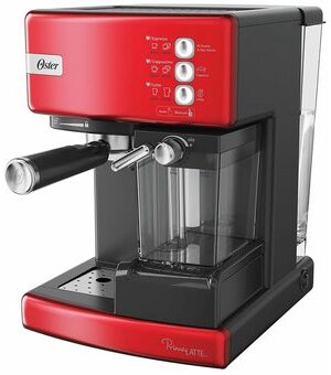 Cafetera automática de espresso roja Oster® PrimaLatte