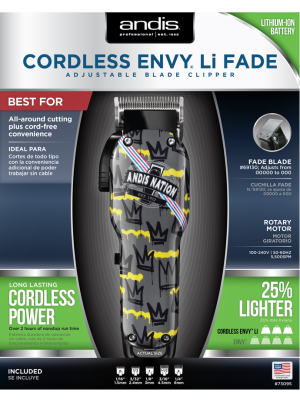 Maquina Profesional Andis Cordless Envy Li Fade